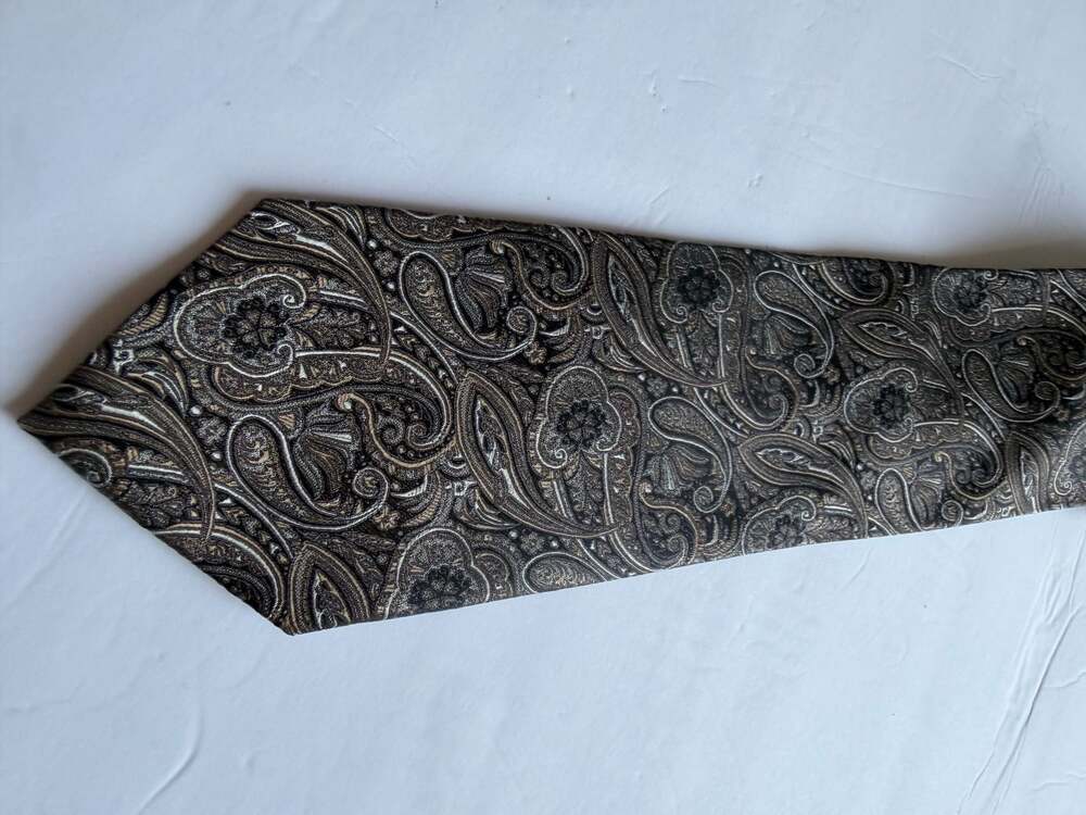 Pronto Uomo Men's 100% Silk Paisley Necktie